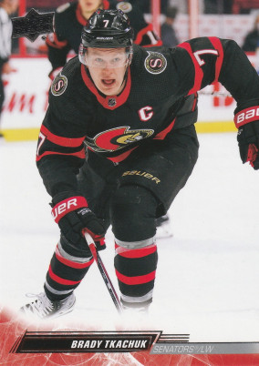 Hockey card Brady Tkachuk