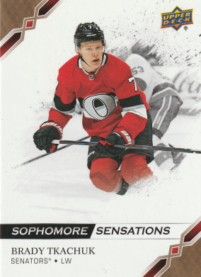 Hockey card Brady Tkachuk