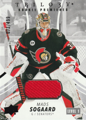 Hockey card Mads Sogaard