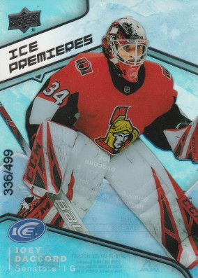 Hockey card Joey Daccord