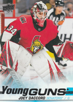 Hockey card Joey Daccord