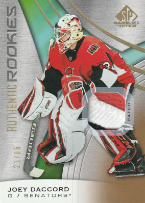 Hockey card Joey Daccord