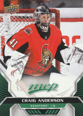 Hockey card Craig Anderson