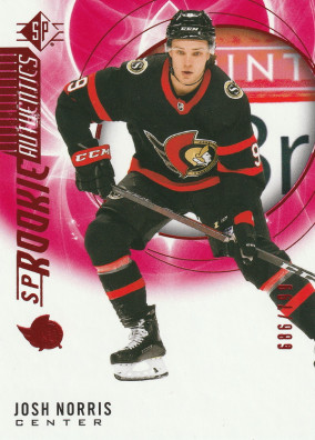Hockey card Josh Norris