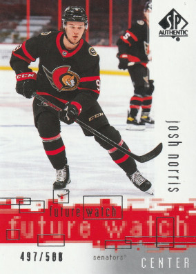 Hockey card Josh Norris