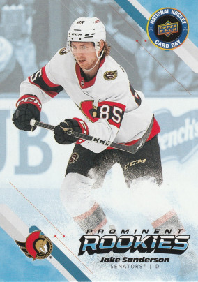 Hockey card Jake Sanderson