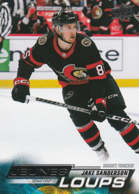 Hockey card Jake Sanderson