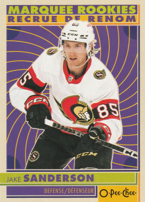 Hockey card Jake Sanderson