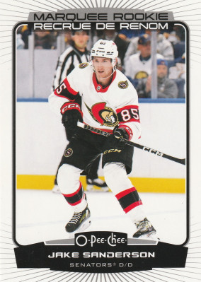 Hockey card Jake Sanderson