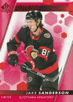 Hockey card Jake Sanderson