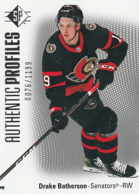 Hockey card Drake Batherson