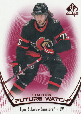 Hockey card Egor Sokolov