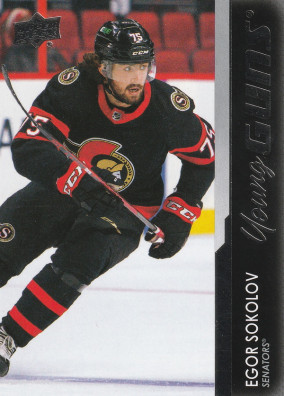 Hockey card Egor Sokolov
