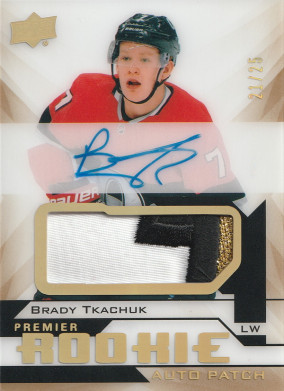 Hockey card Brady Tkachuk