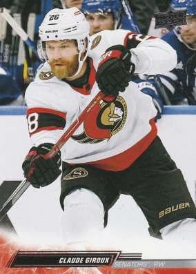 Hockey card Claude Giroux
