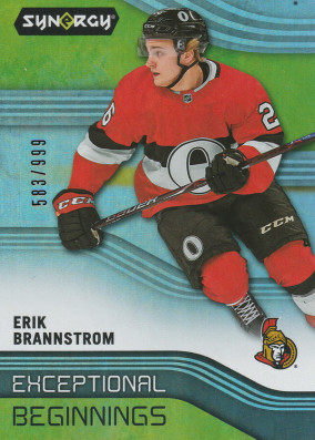 Hockey card Erik Brannstrom