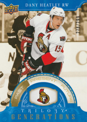 Hockey card Dany Heatley