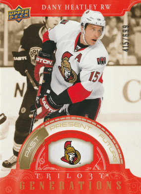 Hockey card Dany Heatley