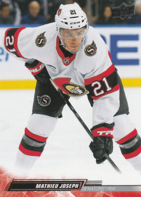 Hockey card Mathieu Joseph