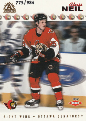 Hockey card Chris Neil