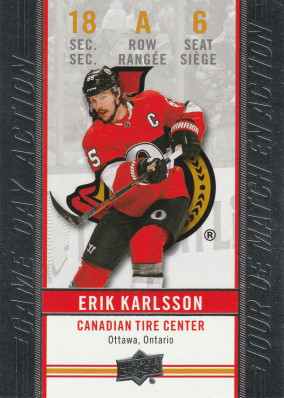 Hockey card Erik Karlsson