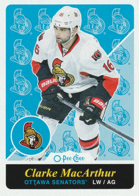 Hockey card Clarke MacARTHUR