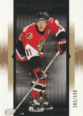 Hockey card Daniel Alfredsson