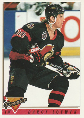 Hockey card Darcy Loewen