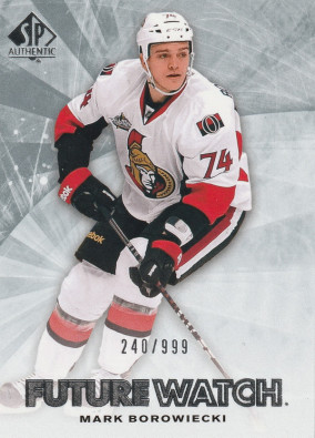 Hockey card Mark Borowiecki