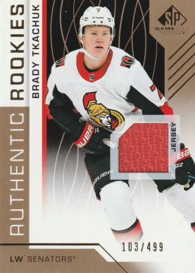 Hockey card Brady Tkachuk