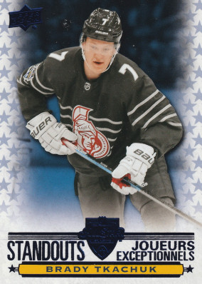 Hockey card Brady Tkachuk