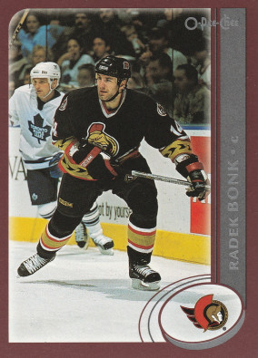 Hockey card Radek Bonk