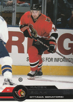 Hockey card Radek Bonk