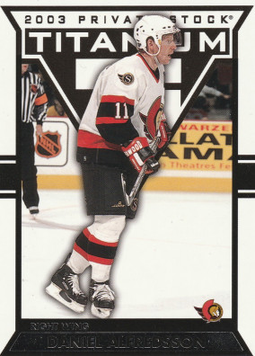 Hockey card Daniel Alfredsson