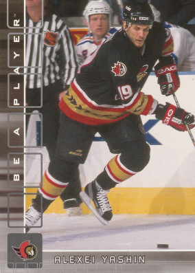 Hockey card Alexei Yashin