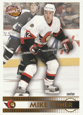 Hockey card Mike Fisher