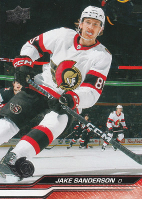Hockey card Jake Sanderson