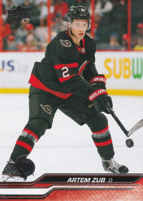 Hockey card Artem Zub
