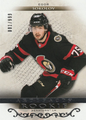 Hockey card Egor Sokolov
