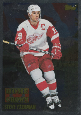 Hockey card Steve Yzerman