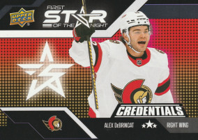 Hockey card Alex DeBrincat