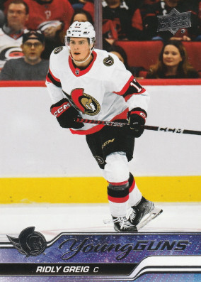 Hockey card Ridly Greig