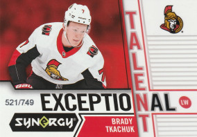 Hockey card Brady Tkachuk