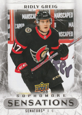 Hockey card Ridly Greig