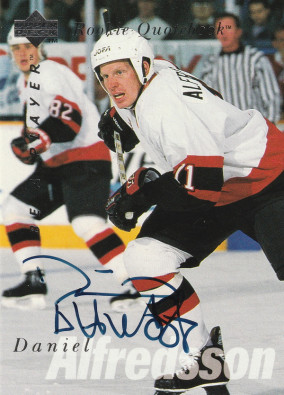 Hockey card Daniel Alfredsson