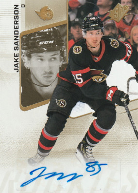Hockey card Jake Sanderson