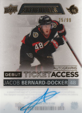 Hockey card Bernard-Docker Jacob