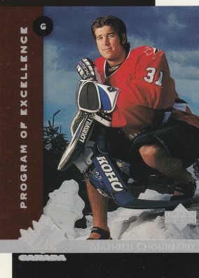 Hockey card Mathieu Chouinard