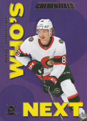 Hockey card Jake Sanderson