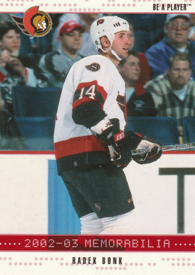 Hockey card Radek Bonk